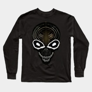 #SkullLove Alien Freaky Eye Skull Long Sleeve T-Shirt